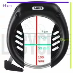 Antivol De Cadre à Clés Shield 5650 ABUS -Promos Sacoches Vélo Magasin antivol de cadre a cles shield 5650 abus full 4