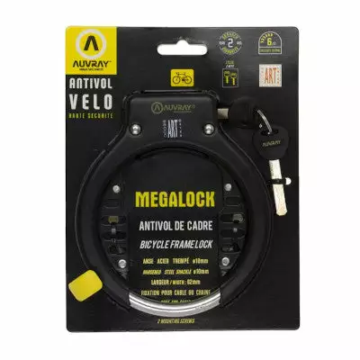 Antivol De Cadre Fer à Cheval Certifié ART Mega Lock Auvray 2 Antivol De Cadre Fer à Cheval Certifié ART Mega Lock Auvray - Image 2