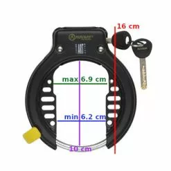 Antivol De Cadre Fer à Cheval Certifié ART Mega Lock Auvray 5 Antivol De Cadre Fer à Cheval Certifié ART Mega Lock Auvray -Promos Sacoches Vélo Magasin antivol de cadre fer a cheval certifie art mega lock auvray full 3