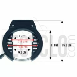 Point Antivol De Cadre XXL Plus Pour Roue Arrière De Vélo -Promos Sacoches Vélo Magasin antivol de cadre xxl plus pour roue arriere de velo full 4