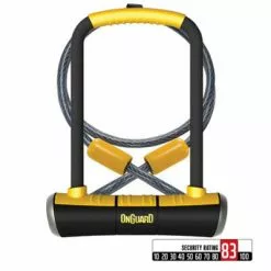 Antivol De Vélo U à Clé Et Câble 120 Cm Pitbull DT Onguard