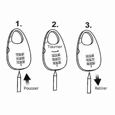 Antivol Spirale 1200 Mm à Code XLC 5 Antivol Spirale 1200 Mm à Code XLC - Image 5