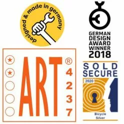 Antivol Tex-Lock Eyelet M 120 Cm Certifié Sold Secure Et ART2 -Promos Sacoches Vélo Magasin antivol tex lock eyelet m 120 cm certifie sold secure et art2 full 5