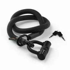 Antivol Tex-Lock Eyelet M 120 Cm Certifié Sold Secure Et ART2 -Promos Sacoches Vélo Magasin antivol tex lock eyelet u noir