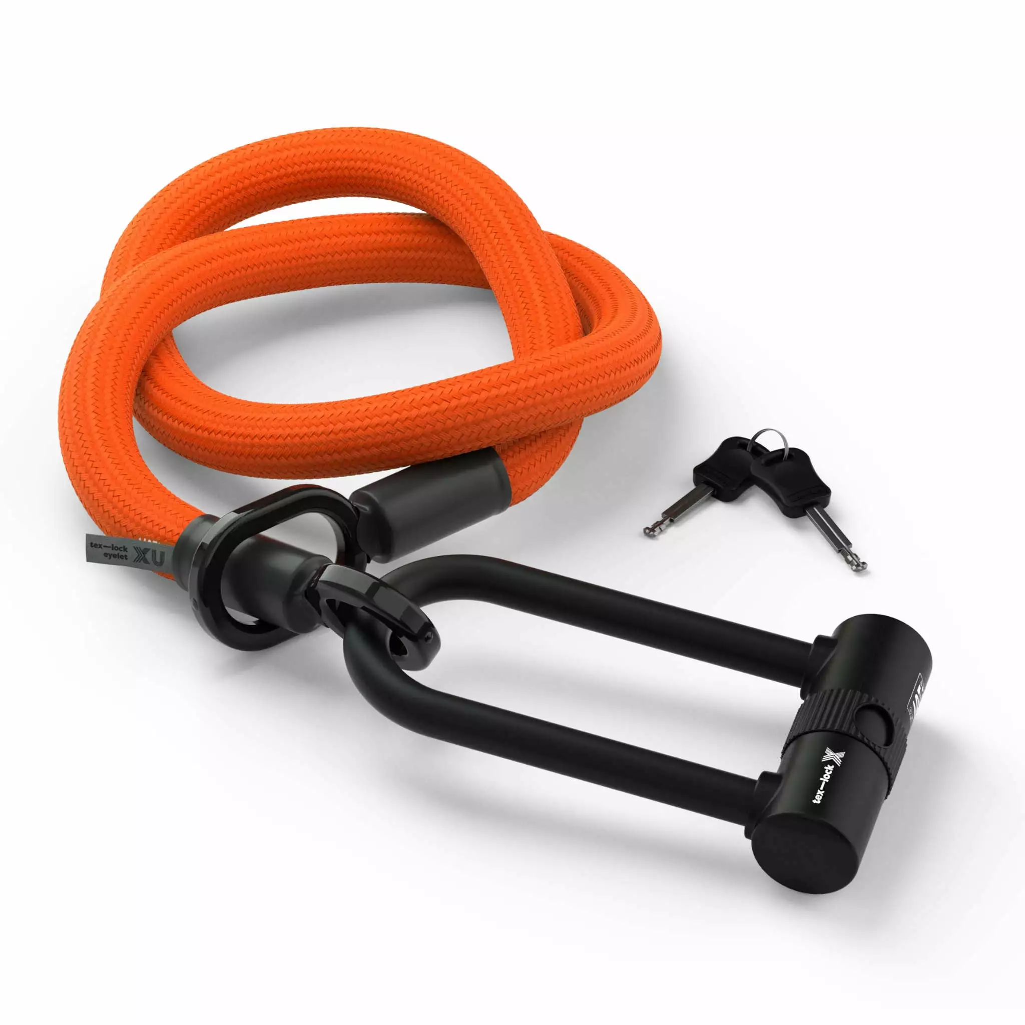 Antivol Tex-Lock Eyelet X-lock 120 Cm Certifié ART2 Et Sold Secure 1 Antivol Tex-Lock Eyelet X-lock 120 Cm Certifié ART2 Et Sold Secure