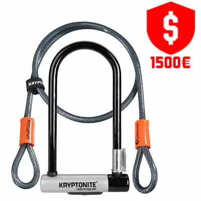 Antivol Vélo Câble Et U Kryptolock STD Et Flex Kryptonite 1 Antivol Vélo Câble Et U Kryptolock STD Et Flex Kryptonite