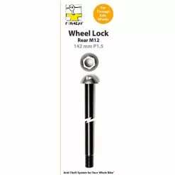 Antivol Pour Roues Avant Et Arrière à Axe Traversant M12 Pinhead -Promos Sacoches Vélo Magasin axe antivol traversant roue arriere m12 142 1.5