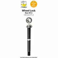 Antivol Pour Roues Avant Et Arrière à Axe Traversant M12 Pinhead -Promos Sacoches Vélo Magasin axe antivol traversant roue arriere m12 169 1.5