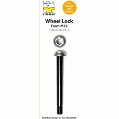 Antivol Pour Roues Avant Et Arrière à Axe Traversant M12 Pinhead -Promos Sacoches Vélo Magasin axe antivol traversant roue avant m12 124 1.5
