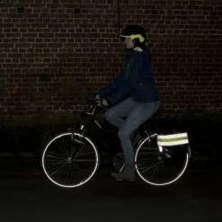 WOWOW Bandeau Réfléchissant Pour Sac à Dos Ou Sacoche Vélo -Promos Sacoches Vélo Magasin bandeau reflechissant pour sac a dos ou sacoche velo full 5