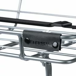 Porte-bagage Avant Aluminium Avec Rebords Portland Basil -Promos Sacoches Vélo Magasin basil portland porte bagage avant chrome 2