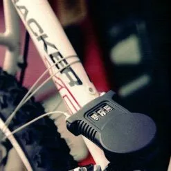 Brandless Cable 110 Cm Rétractable Fermeture Code - Sécuriser Selle Casque -Promos Sacoches Vélo Magasin cable 110 cm retractable fermeture code securiser selle casque full 3