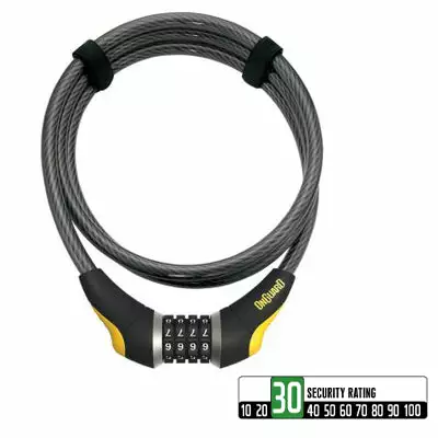 Cable Antivol Pour Vélo Avec Code à Chiffre Akita 8042 Onguard 1 Cable Antivol Pour Vélo Avec Code à Chiffre Akita 8042 Onguard