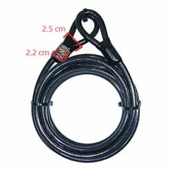 Câble Pour Vélo Antivol Long 5 Mètres POINT -Promos Sacoches Vélo Magasin cable pour velo antivol long 5 metres point full 3