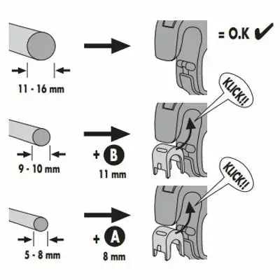 Crochets Et Poignée Quick Lock 2.1 Pour Sacoches De Vélo Ortlieb 3 Crochets Et Poignée Quick Lock 2.1 Pour Sacoches De Vélo Ortlieb - Image 3