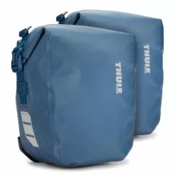 Double Sacoche Bleue Sur Porte-bagages 13L Shield Pannier Thule