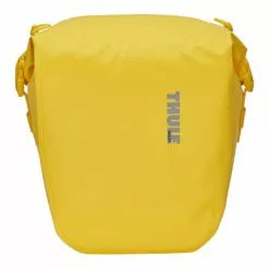 Double Sacoche Jaune Sur Porte-bagages 13L Shield Pannier Thule -Promos Sacoches Vélo Magasin double sacoche jaune sur porte bagages 13l shield pannier thule full 4