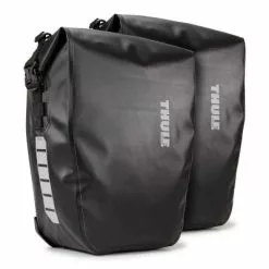 Double Sacoche Noire Sur Porte-bagages 25L Shield Pannier Thule