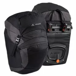 Double Sacoche Vélo Avant 32 L OnTour Front Vaude -Promos Sacoches Vélo Magasin double sacoche velo avant 32 l ontour front vaude noir full