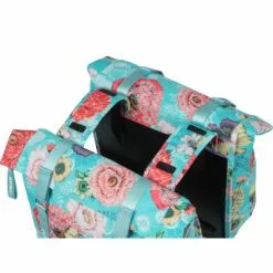 Double Sacoche Vélo Porte-bagage Arrière Bleue Bloom Field Basil -Promos Sacoches Vélo Magasin double sacoche velo porte bagage arriere bleue bloom field basil full 3