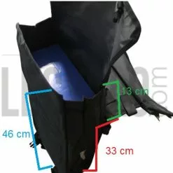 Oxford Double Sacoche Vélo Sur Porte-bagage Arrière Imperméable -Promos Sacoches Vélo Magasin double sacoche velo sur porte bagage arriere impermeable full 5