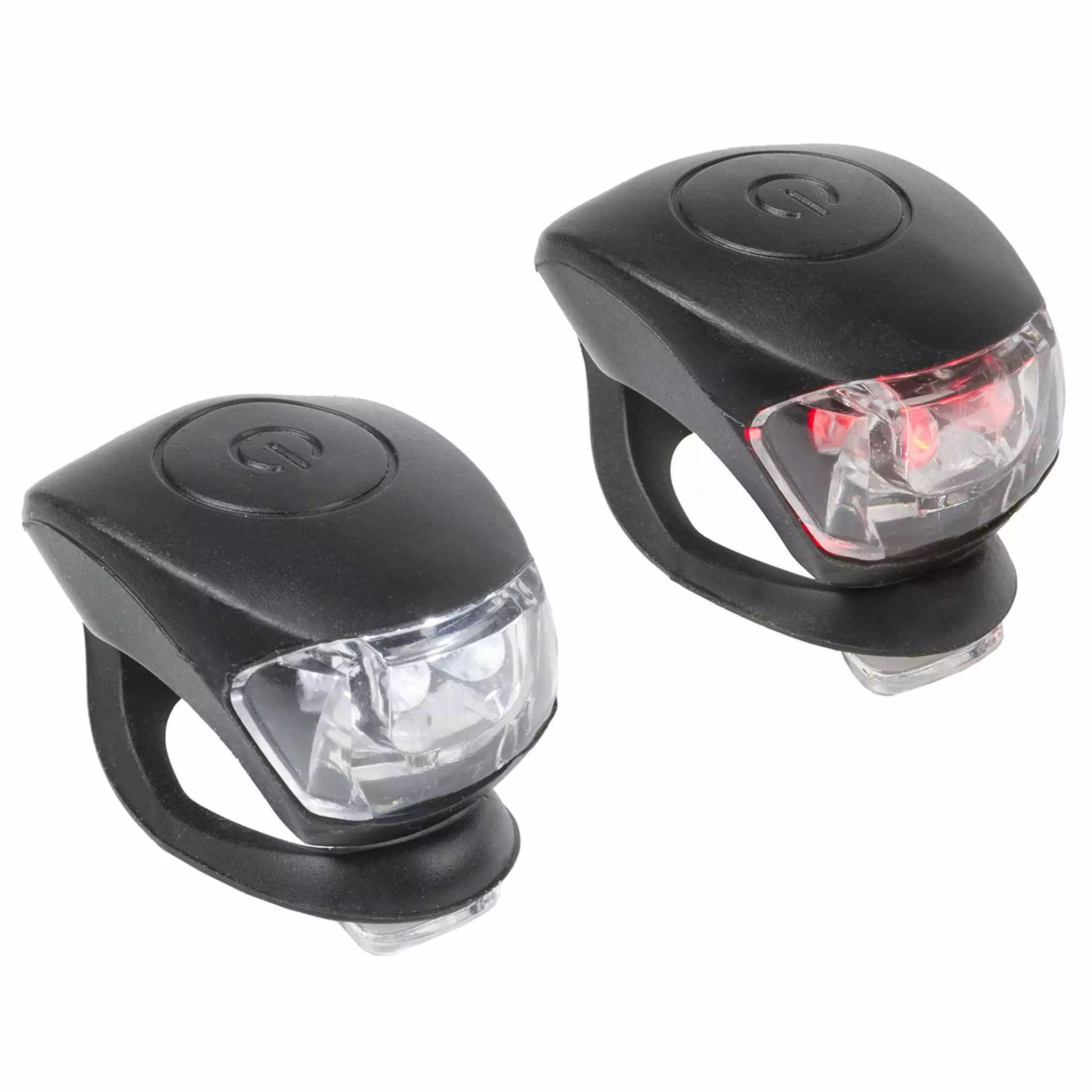 Set éclairages Vélo à Piles Avant Arrière Cobra IV M-Wave 1 Set éclairages Vélo à Piles Avant Arrière Cobra IV M-Wave