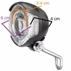 Busch-mueller Feu Avant Pour Vélo Lumotec Lyt B N Sur Dynamo-moyeu -Promos Sacoches Vélo Magasin feu avant pour velo lumotec lyt b n sur dynamo moyeu full 4