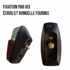 Ikzi Light Feu De Vélo Arrière Sur Garde Boue à Pile -Promos Sacoches Vélo Magasin feu de velo arriere sur garde boue a pile full 5