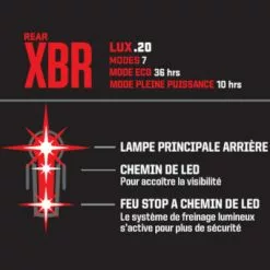 Feu Vélo Arrière Kryptonite Incite XBR 20 Lux -Promos Sacoches Vélo Magasin feu velo arriere kryptonite incite xbr 20 lux full 6