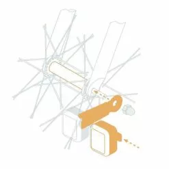 Feux Vélo Sans Piles Sur Moyeu 2 LEDs AMS Light Reelight 10 Feux Vélo Sans Piles Sur Moyeu 2 LEDs AMS Light Reelight -Promos Sacoches Vélo Magasin feux velo sans piles sur moyeu 2 leds ams light reelight full 5