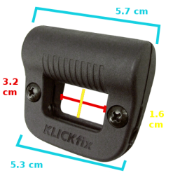 Fixation Pour Feu Sur Panier De Vélo Light Clip KlickFix -Promos Sacoches Vélo Magasin fixation pour feu sur panier de velo light clip klickfix full 4