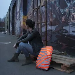 Housse De Sac à Dos Jaune Réfléchissant Berlin Wowow 20-25L -Promos Sacoches Vélo Magasin housse de sac a dos jaune reflechissant berlin wowow full 3