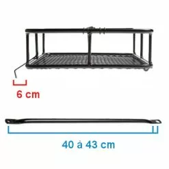 Panier Fixe Avant Pour Vélo Noir Take Away BLB -Promos Sacoches Vélo Magasin panier fixe avant pour velo noir take away blb full 6