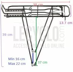 Monz Porte Bagage Arrière Noir 9 Monz Porte Bagage Arrière Noir -Promos Sacoches Vélo Magasin porte bagage arriere noir full 5