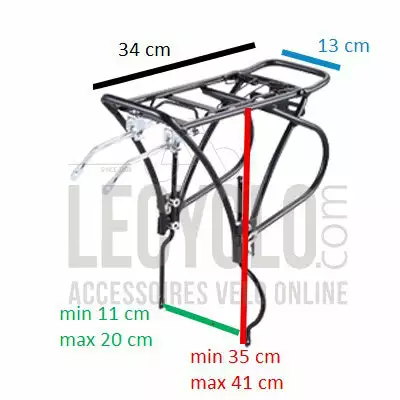 Ostand Porte Bagage Arrière Pour Vélo 24 à 29 Pouces Frein à Disque 2 Ostand Porte Bagage Arrière Pour Vélo 24 à 29 Pouces Frein à Disque - Image 2