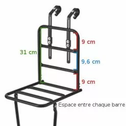 Porte Bagage Avant Large Du Vélo BASIL -Promos Sacoches Vélo Magasin porte bagage avant large du velo basil full 4