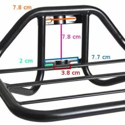 Porte Bagage De Vélo Avant Large Steco -Promos Sacoches Vélo Magasin porte bagage de velo avant large steco full 3