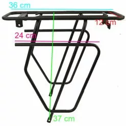 Porte-bagages Arrière Jusqu'à 25 Kg Tublic Slim Steco -Promos Sacoches Vélo Magasin porte bagages arriere jusqu a 25 kg tublic slim steco full 3