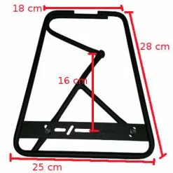 Point Porte-bagages Avant Sur Fourche De Vélo -Promos Sacoches Vélo Magasin porte bagages avant sur fourche de velo full 4