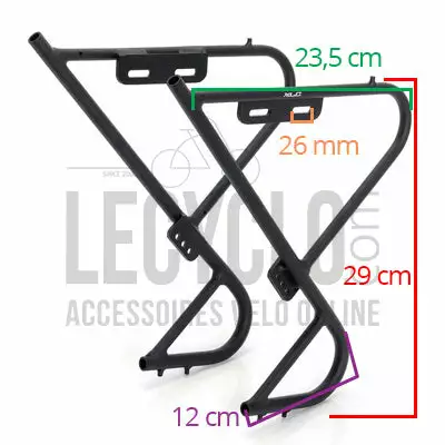Porte Bagages Avant Vélo 26 à 28 Pouces Lowrider LR-F02 XLC 3 Porte Bagages Avant Vélo 26 à 28 Pouces Lowrider LR-F02 XLC - Image 3