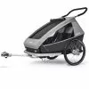 Remorque Vélo 2 Enfants Avec Suspension Kid Keeke 2 Croozer