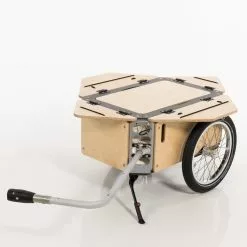 Remorque Vélo Bois Avec Coffre Modulable Flos 2425 Carette -Promos Sacoches Vélo Magasin remorque velo carette flos 4