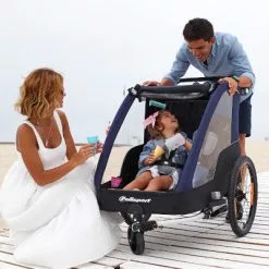 Remorque Vélo Enfant 2 Places Pliable Avec Suspension Polisport 10 Remorque Vélo Enfant 2 Places Pliable Avec Suspension Polisport -Promos Sacoches Vélo Magasin remorque velo enfant 2 places pliable avec suspension polisport full 5