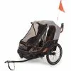 Remorque Vélo Enfants 2 Places 2 En 1 Avec Kit Piéton Bobike