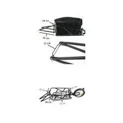 Brandless Remorque Vélo Mono Roue Avec Amortisseur 9 Brandless Remorque Vélo Mono Roue Avec Amortisseur -Promos Sacoches Vélo Magasin remorque velo mono roue avec amortisseur full 2