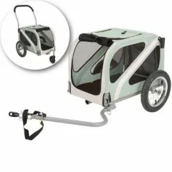 Blue Bird Remorque Vélo Pour Chien Avec Kit Piéton - Monz