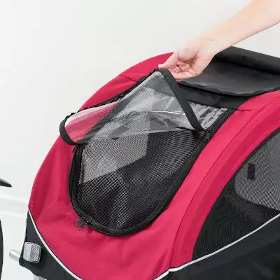 Remorque Vélo Pour Chien De Moins De 22 Kg - Trixie 2 Remorque Vélo Pour Chien De Moins De 22 Kg - Trixie - Image 2