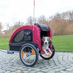 Remorque Vélo Pour Chien De Moins De 22 Kg - Trixie 9 Remorque Vélo Pour Chien De Moins De 22 Kg - Trixie -Promos Sacoches Vélo Magasin remorque velo pour chien de moins de 22 kg trixie full 4