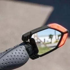 Rétroviseurs Clignotants Pour Vélo Et Trottinette QLÏR Visaia Bike -Promos Sacoches Vélo Magasin retroviseur clignotant velo qlir vasaia bike