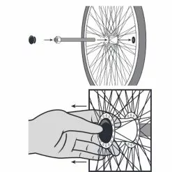 Roue 20 Pouces Pour Remorque Vélo Y-Frame Carry Freedom -Promos Sacoches Vélo Magasin roue 20 pouces pour remorque velo y frame carry freedom 2